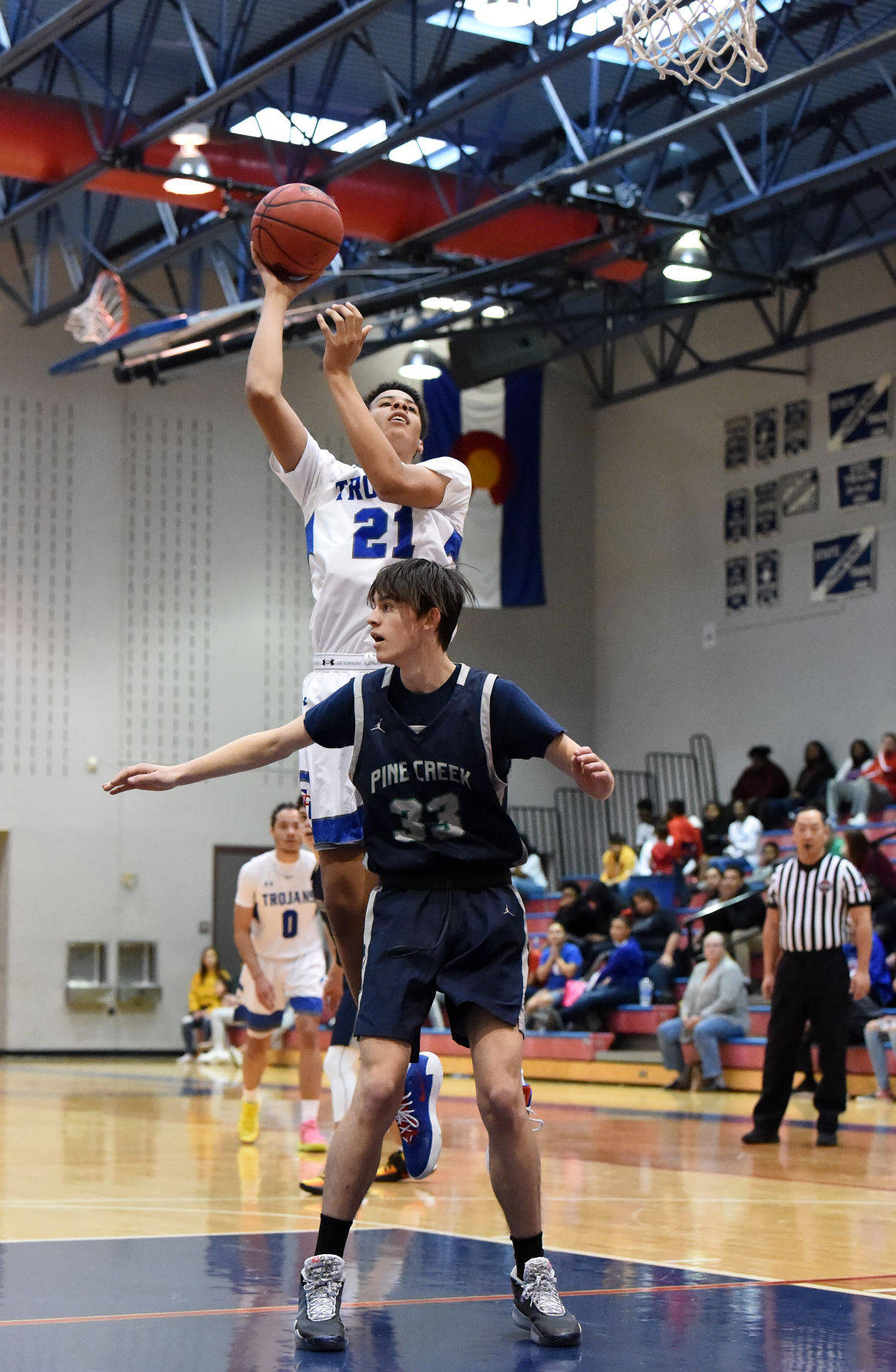 PHOTOS: Fountain-Fort Carson Trojans (58) Pine Creek Eagles (70)
